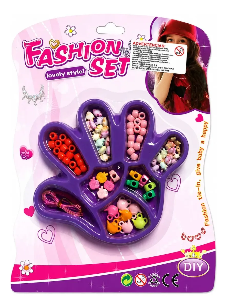 Kit De Manualidades Para Pulseras Y Collares Infantil - Imagen 4