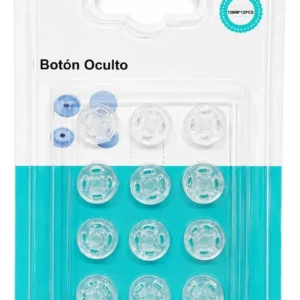 Botones A Presión Transparentes 12 Mm De 12 Piezas