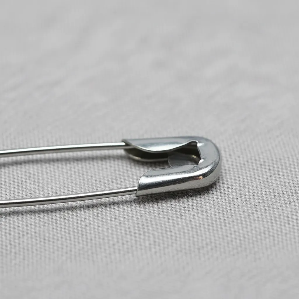 Alfiler De Gancho 4 Piezas Plateado De 7.5 Cm - Imagen 3
