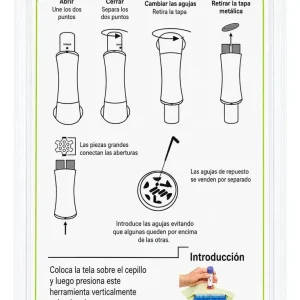 Aguja Para Fieltrado Con 7 Agujas