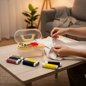 Kit De Costura Basico Mas 8 Hilos De Colores