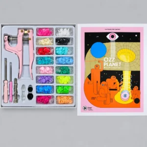 Kit Herramientas Pinza Broche Y Broche Presión Plastico 12mm