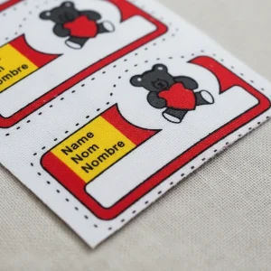 Etiquetas Para Ropa Con Nombre De 12cm Largo Y 3cm Ancho