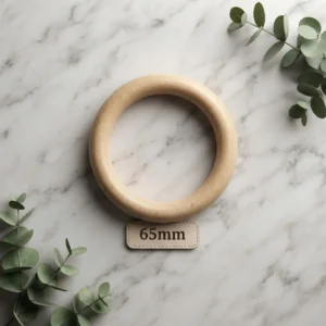 Aros De Madera Para Barrales De Cortinas Pack 10 De Unidades
