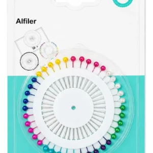 Rueda De Alfileres De Cabeza De Colores 40 Unidades
