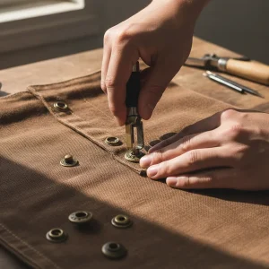 Remaches Para Ropa En Oro Viejo 10 Mm Mercería
