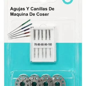 Set De Aguja De Maquina Y Porta Bobina 5 Piezas