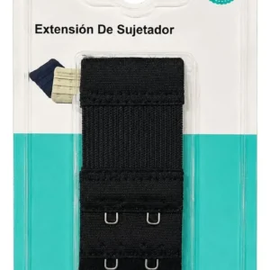 Extensor De Sujetador Con Elástico 3.2cm Ancho Color Negro