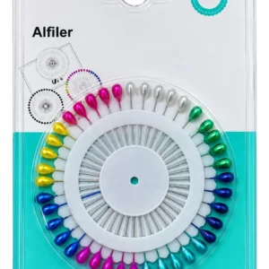 Alfiler De Cabeza De Colores De 40 Piezas