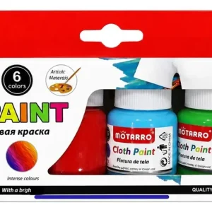 Pack De 6 Pinturas Para Tela De 25 Ml