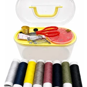 Kit De Costura Basico Mas 8 Hilos De Colores