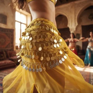 Cinta Galón De Monedas Danza Árabe Por Metro