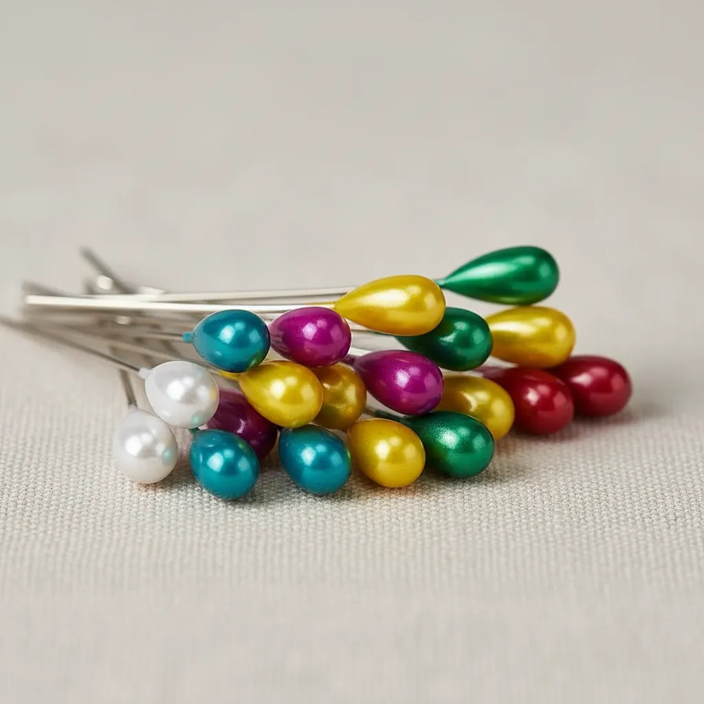 Alfiler De Cabeza De Colores De 36 Piezas - Imagen 3