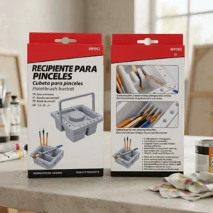 Estuche Recipiente Para Pinceles