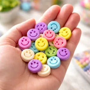 Mostacillas Para Hacer Pulseras Forma De Cara De Colores
