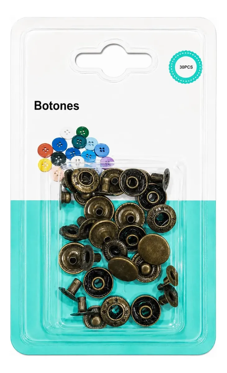 Botón En Oro Viejo 10mm
