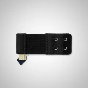 Extensor De Sujetador Con Elástico 3.2cm Ancho Color Negro