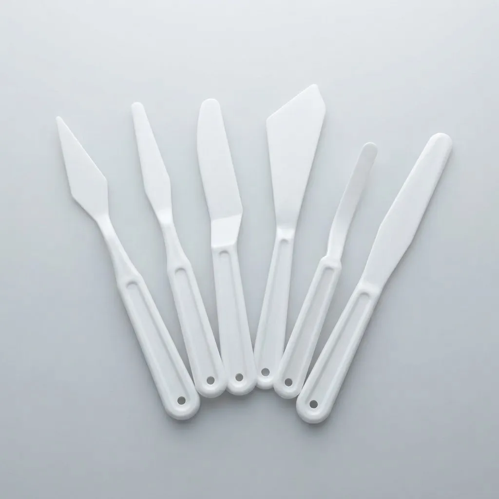Kit De Espátula De Plastico Para Pintura 6 Piezas - Imagen 4