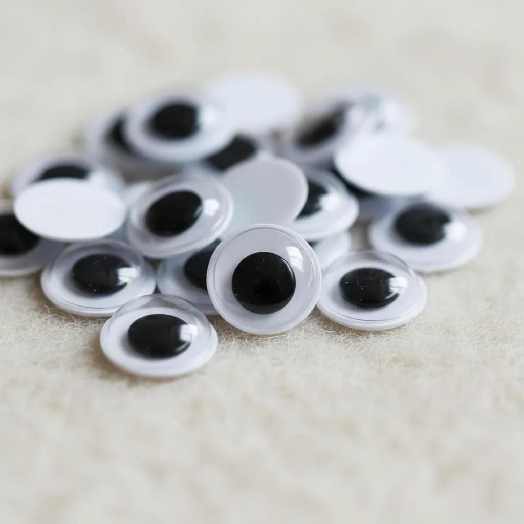 Ojos Móviles Decorativos De 10mm 100 Unidades - Imagen 3