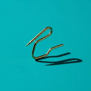 Pack 10 Ganchos De Cortina Metal Bronce 2.5 Cm