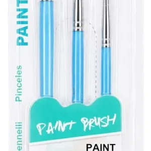 Set De 3 Pinceles De Punta Fina Para Manualidades