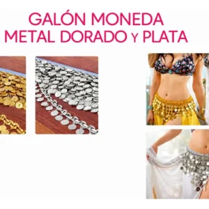 Cinta Galón De Monedas Danza Árabe Por Metro