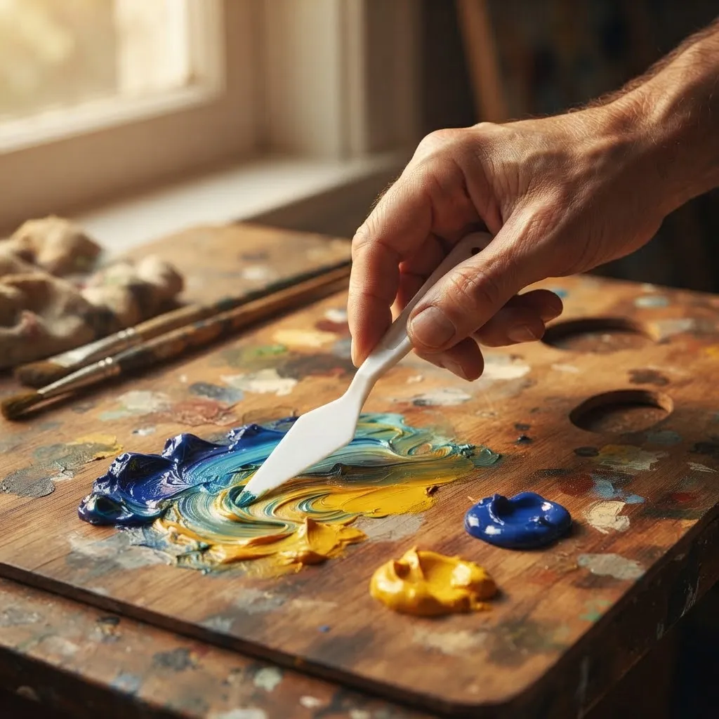 Kit De Espátula De Plastico Para Pintura 6 Piezas - Imagen 3