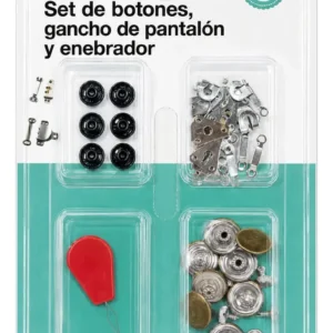 Set De Botones Vaquero A Presión Con Gancho Y Enhebrador