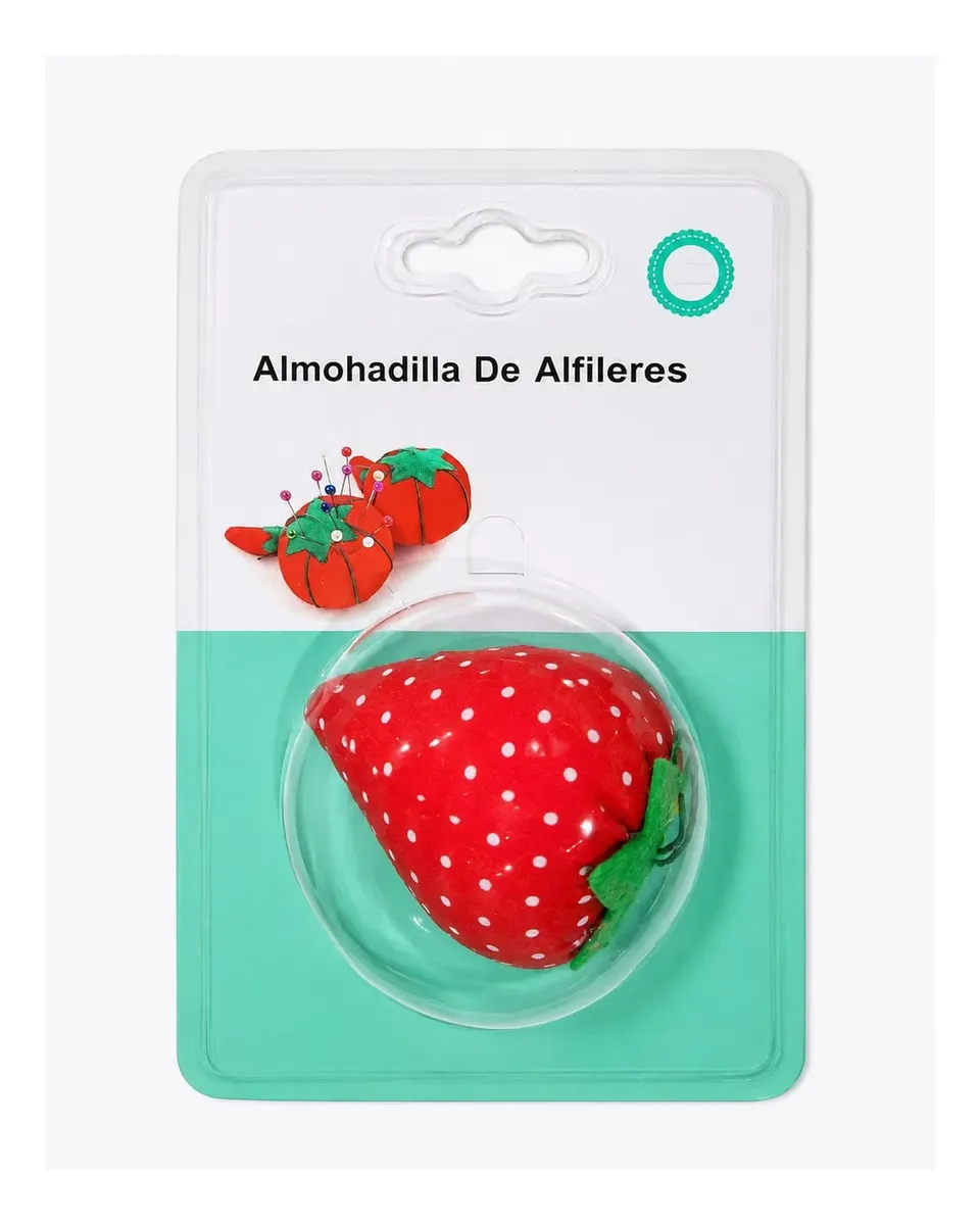 Almohadilla De Alfileres Con Forma De Frutilla