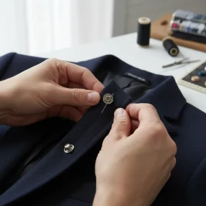 Boton A Presión De 25mm Plateado Para Ropa
