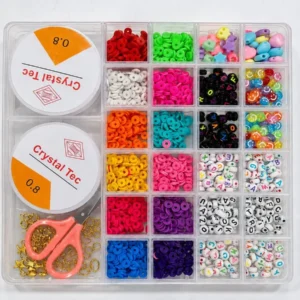 Kit De Accesorios Y Mostacillas Para Hacer Pulseras