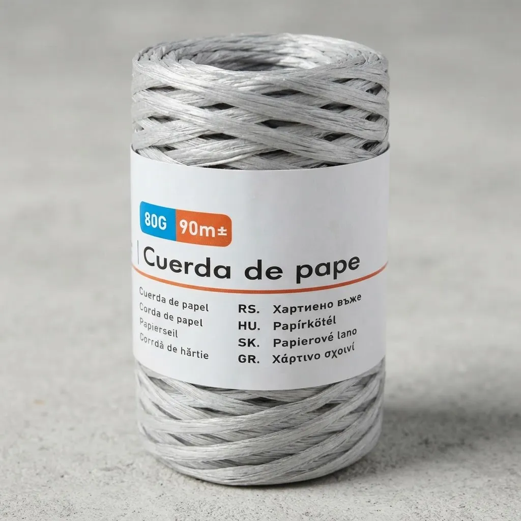 Cuerda De Papel 90m 80grs Varios Colores - Imagen 3