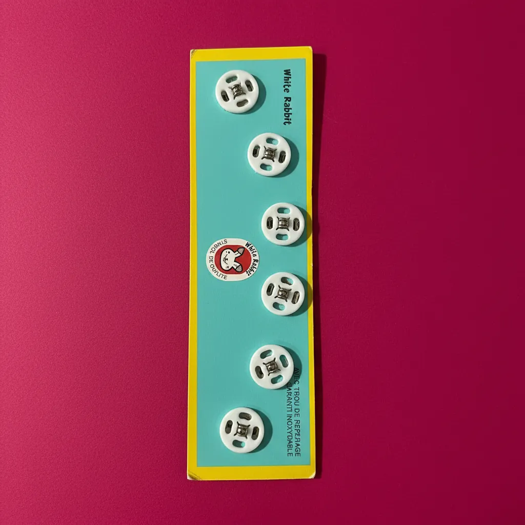 6 Broches Botones A Presión Para Coser A Mano
