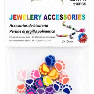 Mostacillas Para Hacer Pulseras Forma De Huellita De Colores