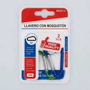 Mosqueton De Llavero De 2 Piezas