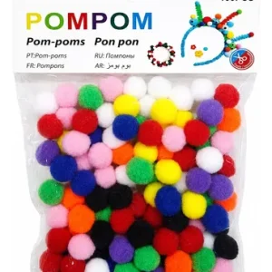 Pompones De Colores De 10mm Para Manualidades