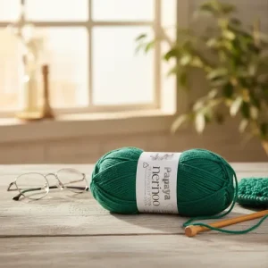 Ovillo 100g Papatya Merino 210m, 50% Lana 50% Acrilico