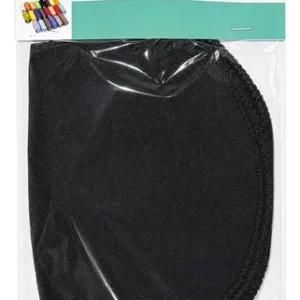 Merceria 2 Hombreras De 10cm Largo Y 17cm Ancho Color Negro
